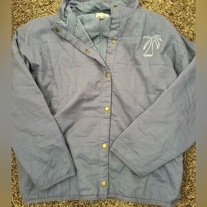 Amuse Society The Sea Breeze Quilted Jacket L/XL NWT